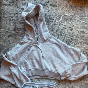 TNA aritzia super crop hoodie